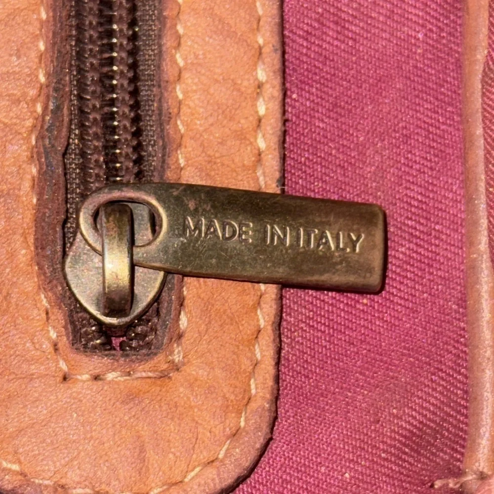 Il Duca Made In Italy Brown Leather Hobo Bag